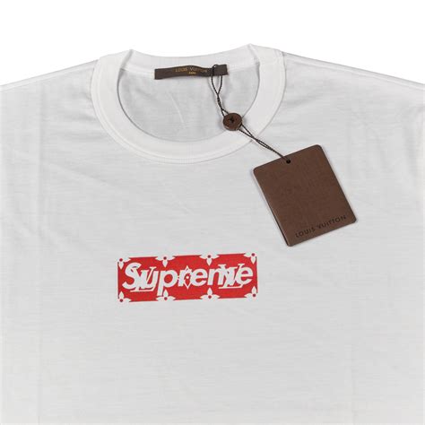 lv supreme bogo tee|supreme box logo t shirt.